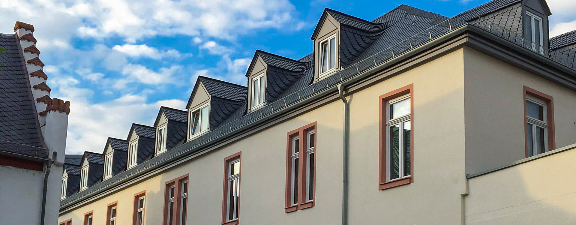 Außenansicht der Alten Sektkellerei in Geisenheim